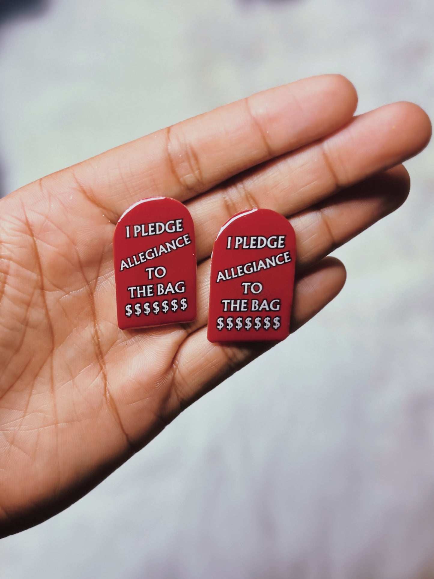 “I Pledge Allegiance To The Bag” Earrings